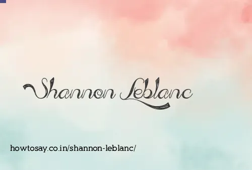 Shannon Leblanc
