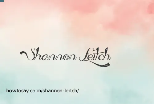 Shannon Leitch