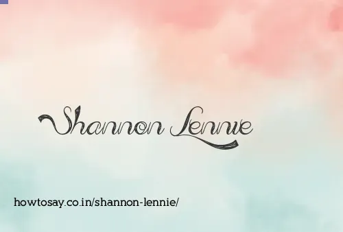 Shannon Lennie