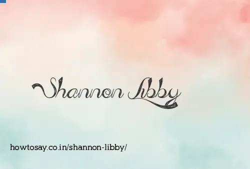Shannon Libby