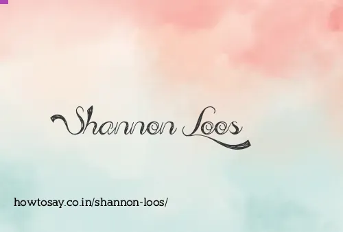 Shannon Loos