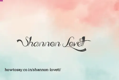 Shannon Lovett