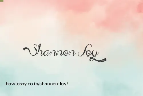 Shannon Loy