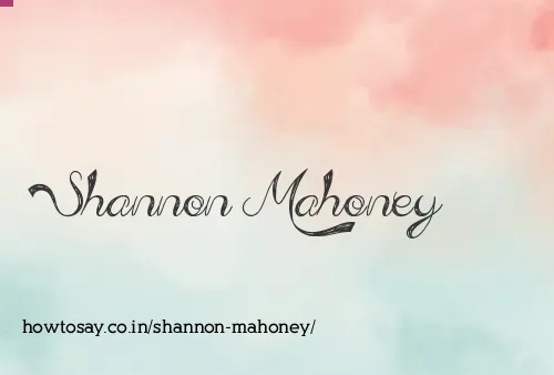 Shannon Mahoney