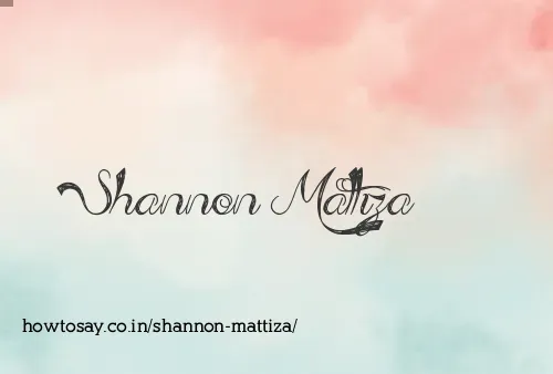 Shannon Mattiza