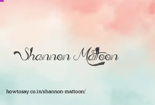 Shannon Mattoon