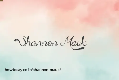 Shannon Mauk