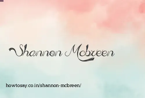 Shannon Mcbreen