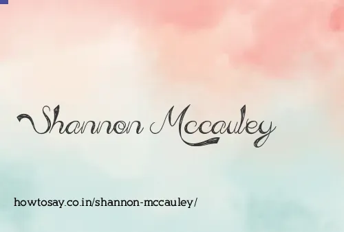 Shannon Mccauley