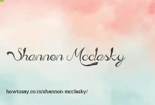 Shannon Mcclasky