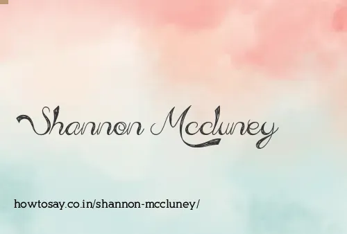 Shannon Mccluney