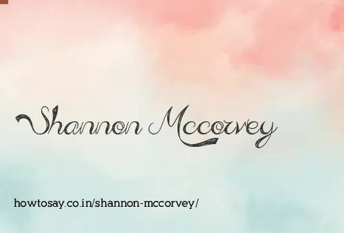Shannon Mccorvey