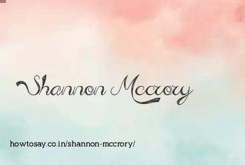 Shannon Mccrory