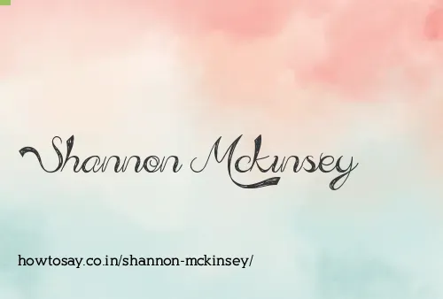 Shannon Mckinsey