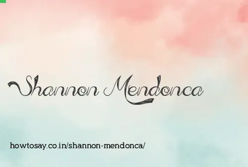 Shannon Mendonca
