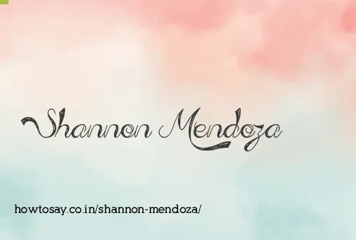Shannon Mendoza