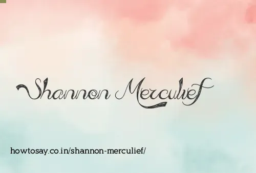 Shannon Merculief