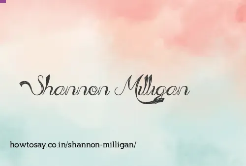Shannon Milligan