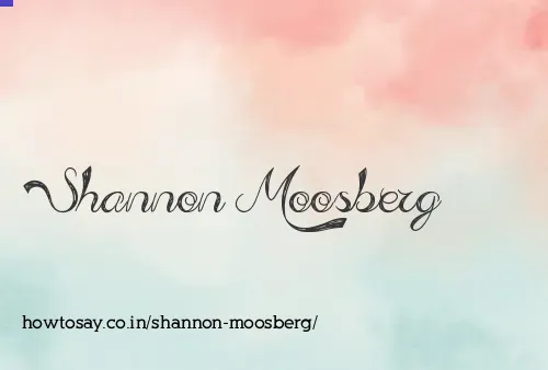 Shannon Moosberg