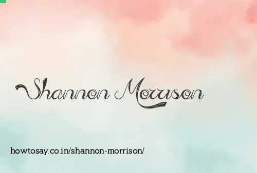 Shannon Morrison