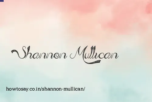 Shannon Mullican