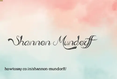 Shannon Mundorff