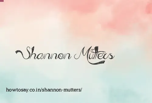 Shannon Mutters
