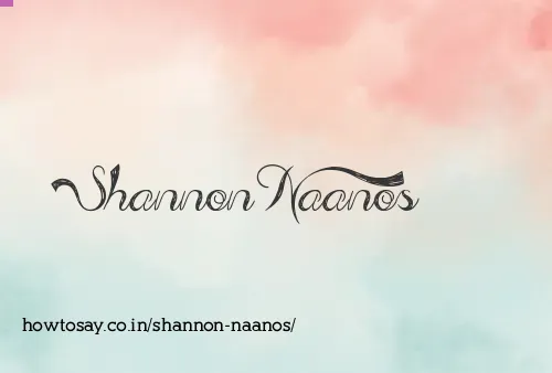 Shannon Naanos