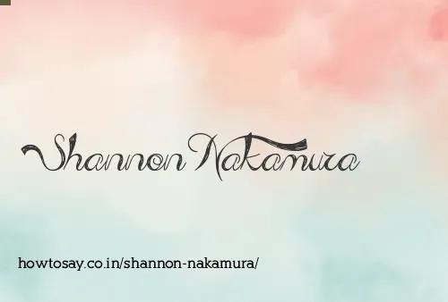 Shannon Nakamura
