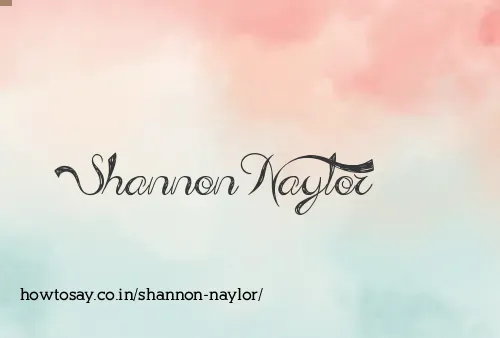 Shannon Naylor