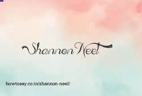 Shannon Neel