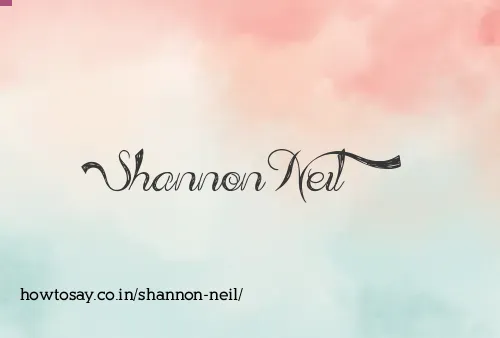 Shannon Neil