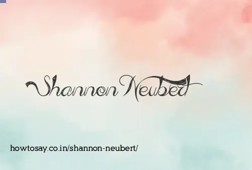 Shannon Neubert