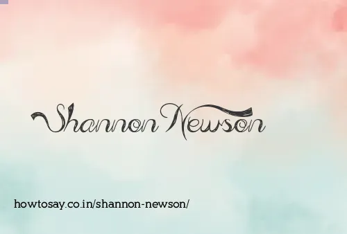 Shannon Newson