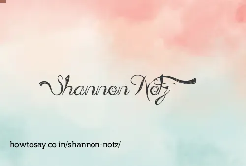 Shannon Notz
