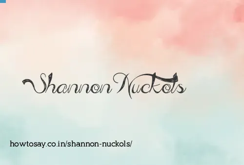 Shannon Nuckols