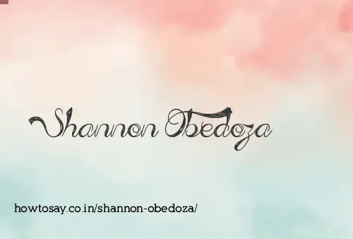 Shannon Obedoza