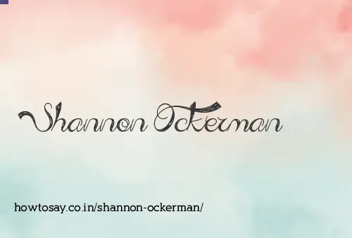 Shannon Ockerman