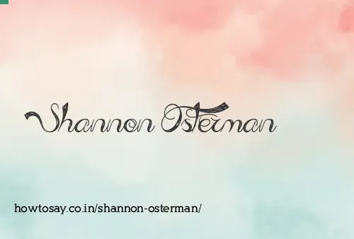 Shannon Osterman
