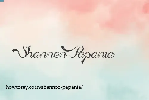 Shannon Papania