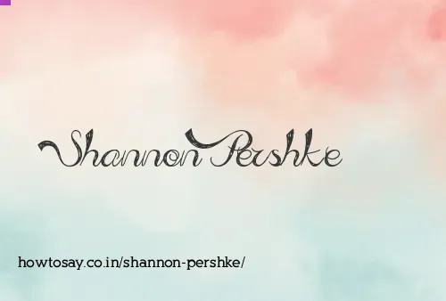 Shannon Pershke