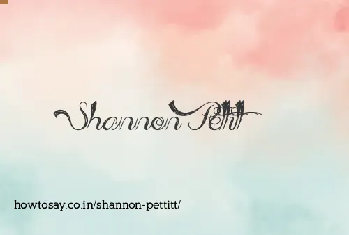 Shannon Pettitt