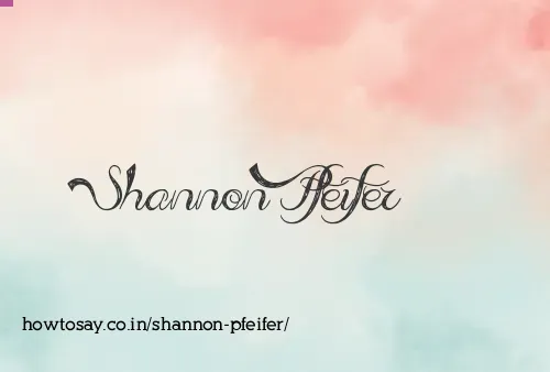 Shannon Pfeifer