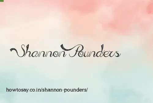 Shannon Pounders