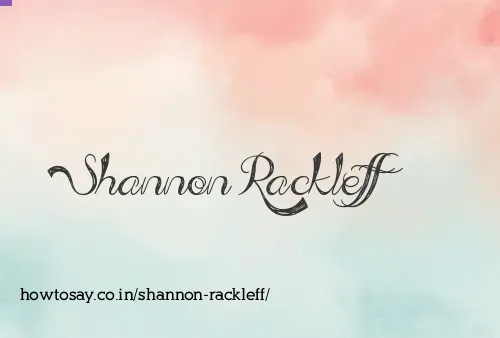 Shannon Rackleff