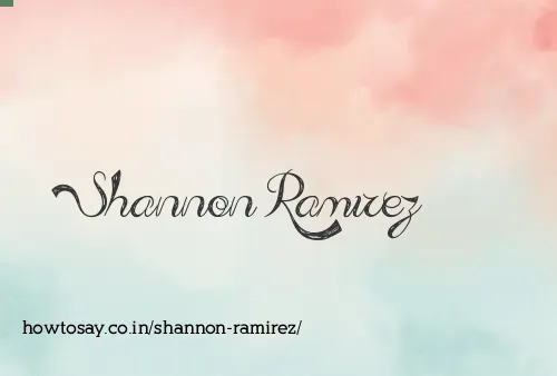 Shannon Ramirez