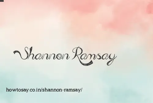 Shannon Ramsay