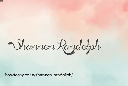 Shannon Randolph