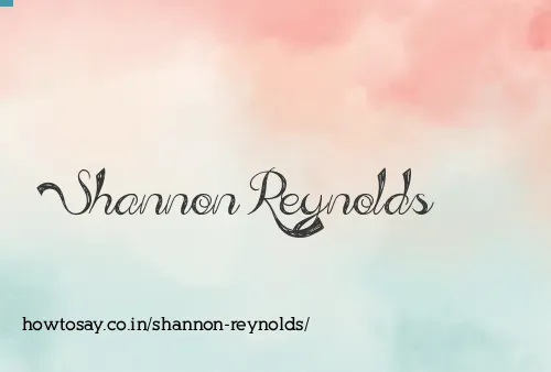 Shannon Reynolds