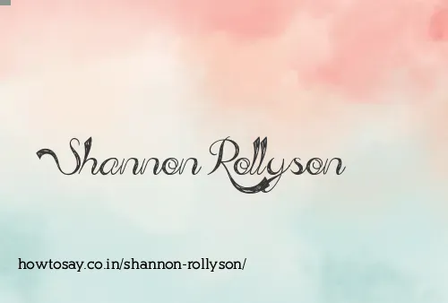 Shannon Rollyson